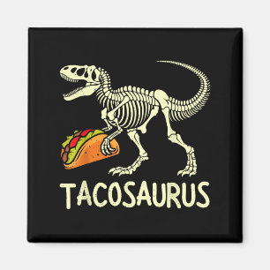Tacosaurus skeleton dinosaur t rex kids boys cinco magnet
