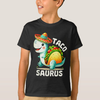 Tacosaurus taco dinosaur dino cinco de mayo mexica T-Shirt