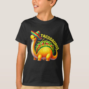 Tacosaurus taco dinosaur dino cinco de mayo T-Shirt