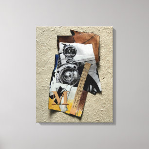 Tacot Banger with Customisable Monogram Canvas Print