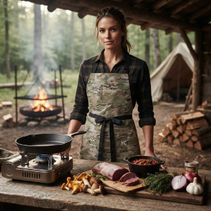 Tactical Camo Pattern Apron