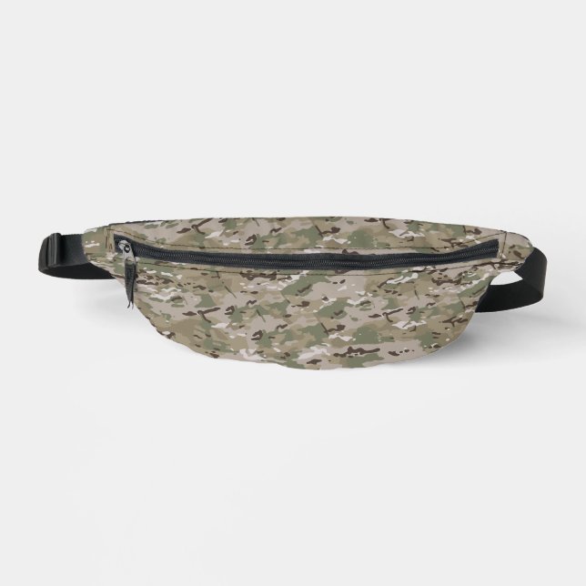 Tactical Camo Pattern Bum Bags (Front)