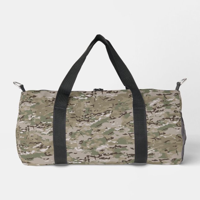 Tactical Camo Pattern Duffle Bag (Front)