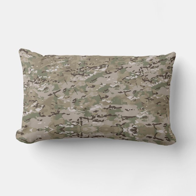 Tactical Camo Pattern Lumbar Cushion (Front)