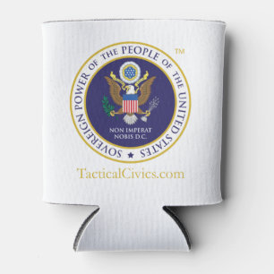 Tactical Civics™ foam can cooler