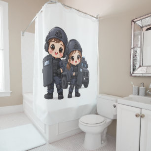 Tactical Duo Shower Curtain