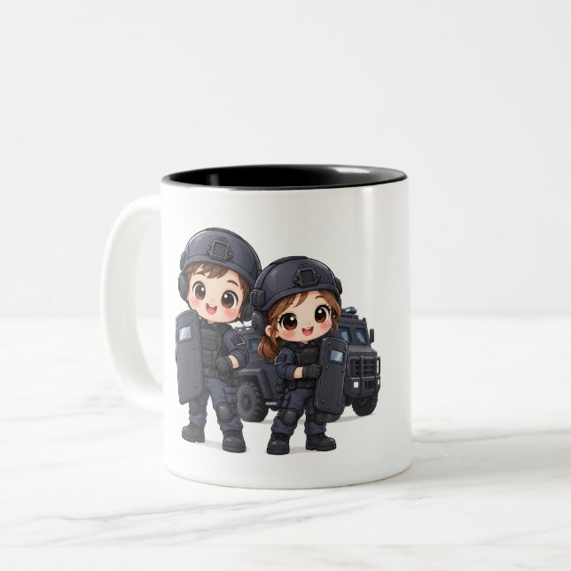Tactical Duo Two-Tone Coffee Mug (Front Left)