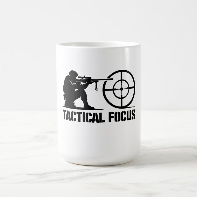 Tactical Focus Sniper Target  Coffee Mug (Center)
