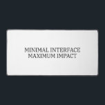 Tactical Foundation | Minimal Interface Command  Desk Mat<br><div class="desc">Every impact starts here. This expansive,  high-contrast mat provides a seamless surface for your hardware,  ensuring your primary interface remains clean and focused.</div>