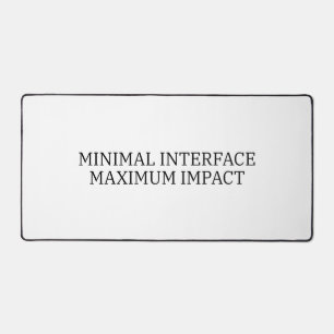 Tactical Foundation   Minimal Interface Command  Desk Mat