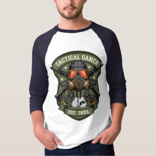 Tactical Gamer Military Badge Emblem T-Shirt