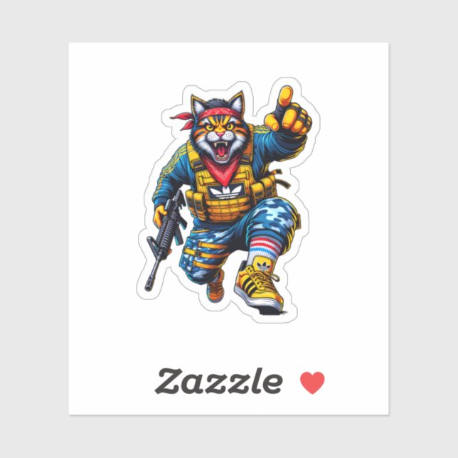  "Tactical Tabby – Armed & Furry" (Sheet)