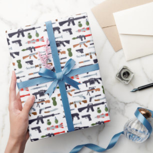 Tactical Treat Military Wrapping Paper