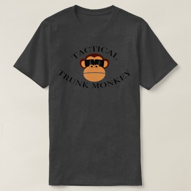 Tactical Trunk Monkey  - 1  T-Shirt (Design Front)