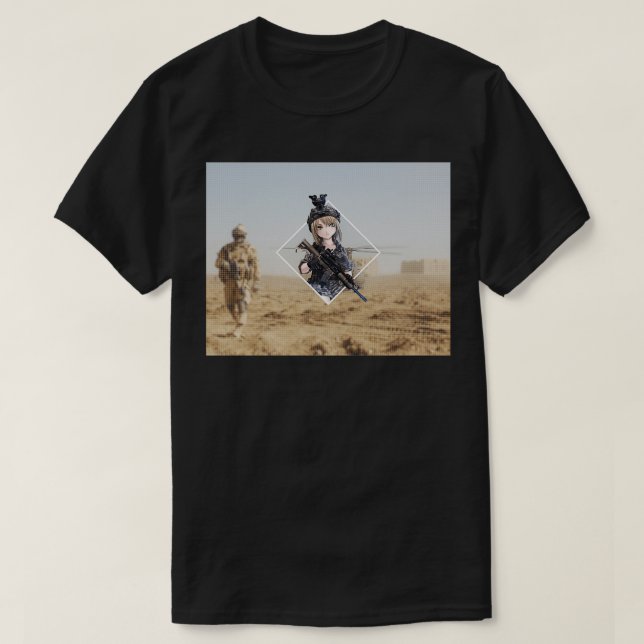 Tactical Waifu T-Shirt (Design Front)