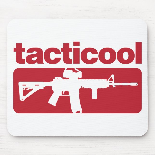 Tacticool - Red Mouse Pad (Front)