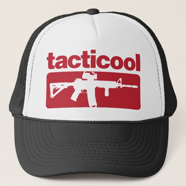Tacticool - Red Trucker Hat (Front)