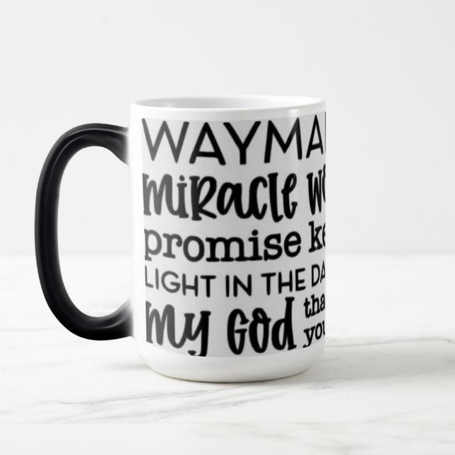 TADDY INTHE FOREST &FAITH ON GOD Mug (Left)