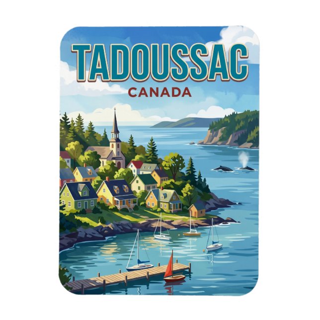 Tadoussac, Quebec, Canada Canada Magnet (Vertical)