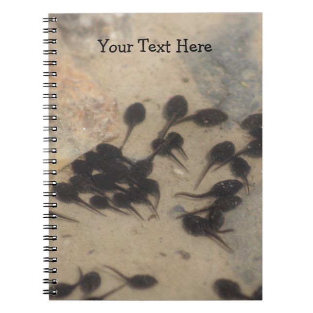 Tadpoles Nature Spiral Notebook (Front)