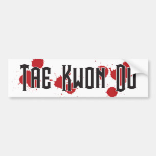 Tae Kwon Do Battle Bumper Sticker