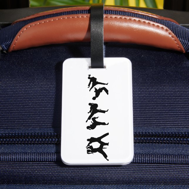 Tae Kwon-Do Luggage Tag (Back Insitu 4)