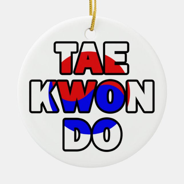 Tae Kwon Do Ornament (Front)