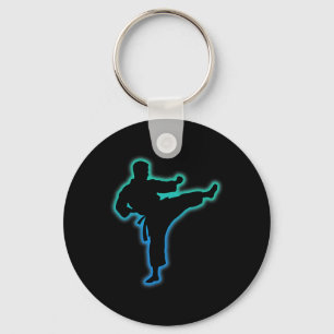 Taekwondo Apparel Martial Arts Shirt Kids Men Boys Key Ring