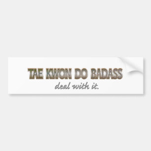 TAEKWONDO BUMPER STICKER