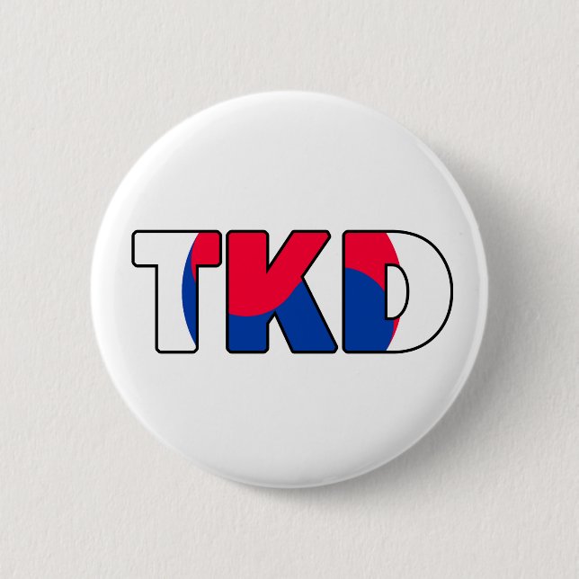 Taekwondo Button (Front)