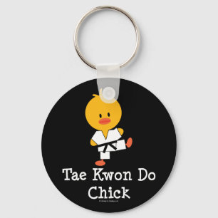 Taekwondo Chick Keychain