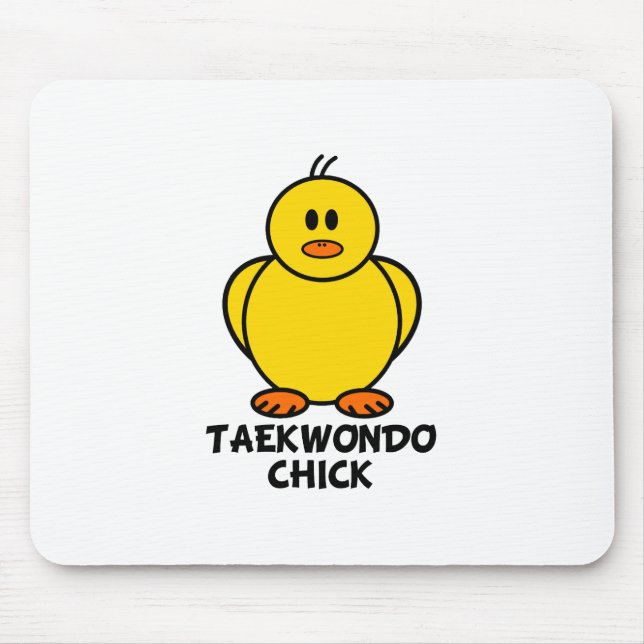 Taekwondo Chick Mouse Pad (Front)