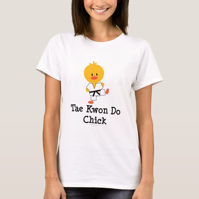 Taekwondo Chick T-shirt (Front)
