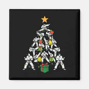 Taekwondo Christmas Tree Xmas Martial Arts Karate Magnet