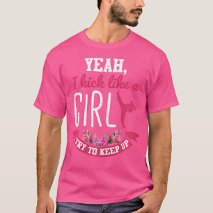 Taekwondo Funny Girls Taekwondo Lover Martial Arts T-Shirt