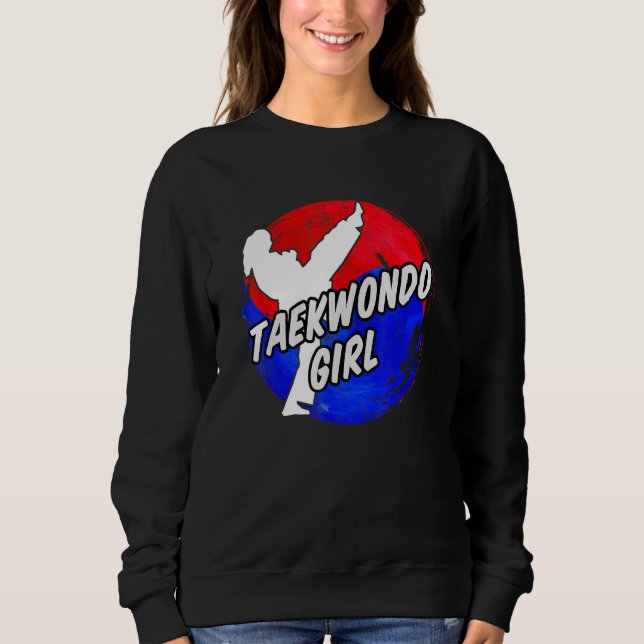 Taekwondo Girl Sweatshirt (Front)