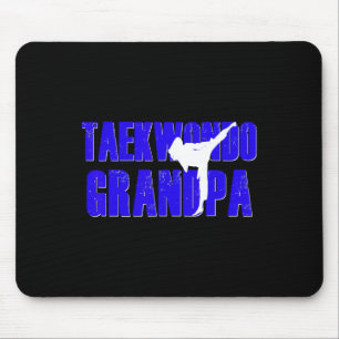 Taekwondo Grandpa Papa Shirt Tae Kwon Do Girl Gran Mouse Pad