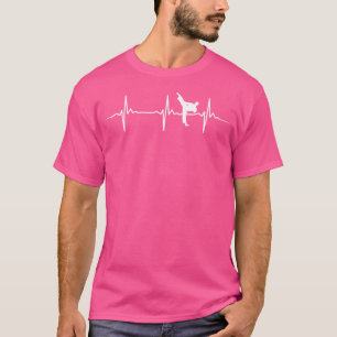 Taekwondo Heartbeat Tae Kwon Do Funny Taekwondo T-Shirt