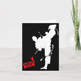 Taekwondo Instructor Martial Arts Karate Fighter Card