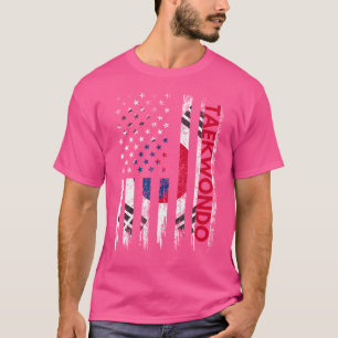 Taekwondo Karate Martial Arts Training Korean Flag T-Shirt