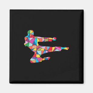 Taekwondo Kick Martial Arts Boy Men Kids Karate  Magnet