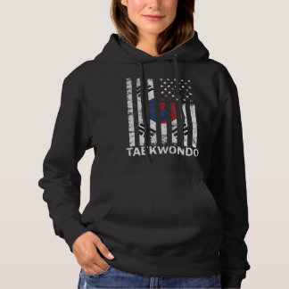 Taekwondo Korean Martial Arts Training Korean Flag Hoodie