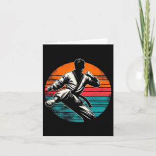 Taekwondo Korean Martial Tees Gifts For Kids Adult Card