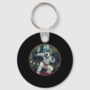 Taekwondo Lemur Kickboxing Animall Jiu-Jitsu Kung Key Ring