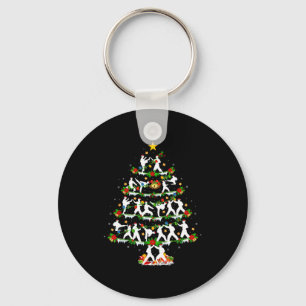 Taekwondo Lover Xmas Lighting Taekwondo Christmas Key Ring