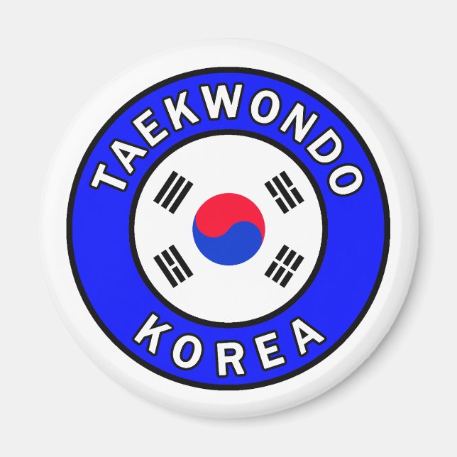 Taekwondo Magnet (Front)