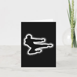Taekwondo Martial Arts Boys Kids Men Karate  Card
