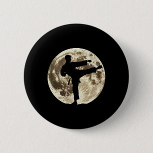Taekwondo Martial Arts Kids Men Boys Karate  6 Cm Round Badge