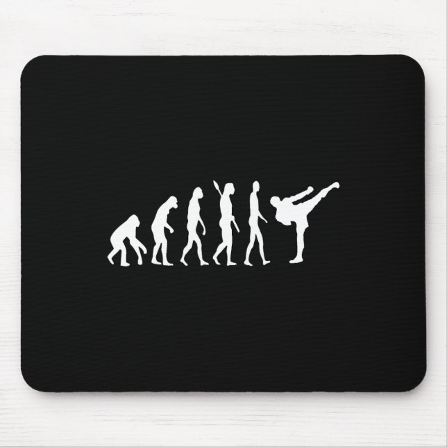 Taekwondo Mma Evolution Judo Kung Fu Tkw Kickboxin Mouse Pad (Front)