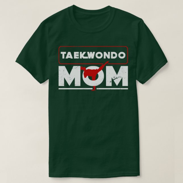 Taekwondo Mum T-Shirt (Design Front)